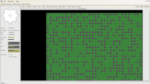 K+K - Kreise und Kwadrate im 16x16-Raster.